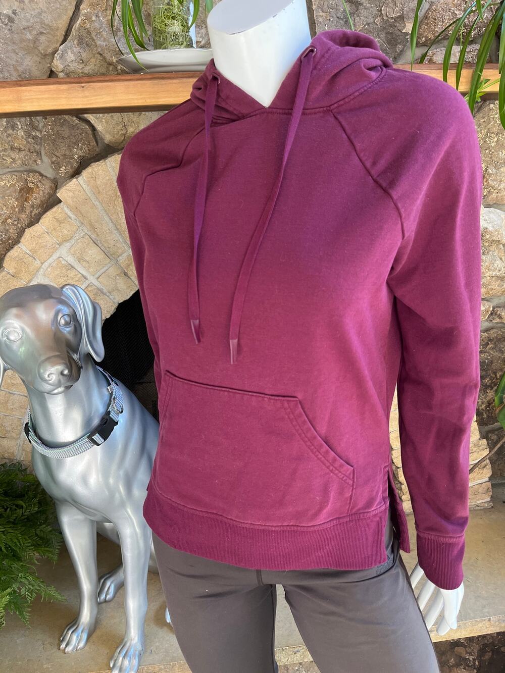 Athletic Works Pullover Purple Sweatshirt with Pockets Women's Size  XS